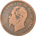 Coin, Italy, Vittorio Emanuele II, 10 Centesimi, 1862, Milan, VF(30-35), Copper