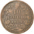 Coin, Italy, Vittorio Emanuele II, 10 Centesimi, 1863, VF(30-35), Copper