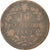 Münze, Italien, Vittorio Emanuele II, 10 Centesimi, 1867, Strasbourg, S+