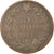 Coin, Italy, Vittorio Emanuele II, 5 Centesimi, 1867, Naples, VF(30-35), Copper