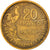 Münze, Frankreich, Guiraud, 20 Francs, 1950, Paris, S+, Aluminum-Bronze