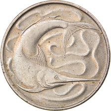 Coin, Singapore, 20 Cents, 1971, Singapore Mint, EF(40-45), Copper-nickel, KM:4