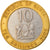 Münze, Kenya, 10 Shillings, 2005, British Royal Mint, S+, Bi-Metallic, KM:35.1