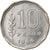 Monnaie, Argentine, 10 Pesos, 1966, TB+, Nickel Clad Steel, KM:60