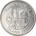 Moneta, Islanda, 5 Kronur, 1999, MB+, Acciaio placcato nichel, KM:28a
