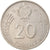 Coin, Hungary, 20 Forint, 1982, Budapest, VF(30-35), Copper-nickel, KM:630