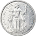 Coin, French Polynesia, Franc, 1990, Paris, EF(40-45), Aluminum, KM:11