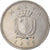 Moeda, Malta, 25 Cents, 1995, Franklin Mint, EF(40-45), Cobre-níquel, KM:97