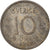 Munten, Zweden, Gustaf VI, 10 Öre, 1957, FR, Zilver, KM:823