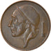 Moeda, Bélgica, 50 Centimes, 1952, EF(40-45), Bronze, KM:145