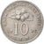 Coin, Malaysia, 10 Sen, 1992, VF(30-35), Copper-nickel, KM:51