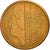 Moneta, Holandia, Beatrix, 5 Gulden, 1989, VF(30-35), Brąz pokryty Niklem