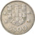 Moneta, Portugal, 5 Escudos, 1977, VF(30-35), Miedź-Nikiel, KM:591