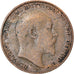 Moneta, Wielka Brytania, Edward VII, Farthing, 1909, VF(30-35), Bronze, KM:792