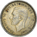 Moneta, Australia, George VI, Threepence, 1943, Melbourne, EF(40-45), Srebro