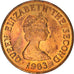 Moneta, Jersey, Elizabeth II, 2 Pence, 1983, BB+, Bronzo, KM:55