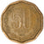 Monnaie, Chile, 50 Pesos, 2010, Santiago, TB+, Aluminum-Bronze, KM:219.2