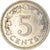 Moneta, Malta, 5 Cents, 1972, British Royal Mint, EF(40-45), Miedź-Nikiel