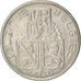 Moeda, Bélgica, Franc, 1939, Brussels, EF(40-45), Níquel, KM:119