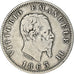 Coin, Italy, Vittorio Emanuele II, Lira, 1863, Milan, EF(40-45), Silver, KM:15.1