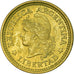 Moneda, Argentina, 50 Centavos, 1970, MBC, Aluminio - bronce, KM:68