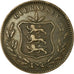 Moneta, Guernsey, 8 Doubles, 1911, Heaton, Birmingham, MB+, Bronzo, KM:7