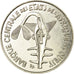 Moneta, Kraje Afryki Zachodniej, 100 Francs, 1997, EF(40-45), Nikiel, KM:4