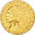 Stati Uniti, Indian Head, $5, Half Eagle, 1910, U.S. Mint, Denver, BB+, Oro,...