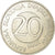 Moneda, Eslovenia, 20 Tolarjev, 2005, Kremnica, MBC, Cobre - níquel, KM:51