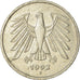 Moeda, ALEMANHA - REPÚBLICA FEDERAL, 5 Mark, 1992, Stuttgart, EF(40-45)