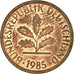 Munten, Federale Duitse Republiek, Pfennig, 1985, Munich, ZF, Copper Plated