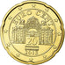 Austria, 20 Euro Cent, 2013, MS(65-70), Brass