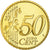 França, 50 Euro Cent, 2001, Proof, MS(65-70), Latão, KM:1287