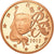 França, 5 Euro Cent, 2012, Proof, MS(65-70), Aço Cromado a Cobre, KM:1284