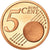 França, 5 Euro Cent, 2012, Proof, MS(65-70), Aço Cromado a Cobre, KM:1284