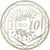 França, 10 Euro, 2012, Proof, MS(65-70), Prata, KM:2073