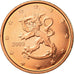 Finland, 2 Euro Cent, 2009, MS(65-70), Copper Plated Steel, KM:99