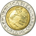 Munten, San Marino, 500 Lire, 1985, Rome, UNC-, Bi-Metallic, KM:181