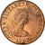 Coin, Jersey, Elizabeth II, 2 Pence, 1987, EF(40-45), Bronze, KM:55