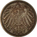 Moneta, GERMANIA - IMPERO, Wilhelm II, Pfennig, 1900, Munich, MB+, Rame, KM:10