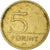 Monnaie, Hongrie, 5 Forint, 1996, Budapest, TTB, Nickel-brass, KM:694