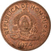 Coin, Honduras, 2 Centavos, 1974, EF(40-45), Copper Clad Steel, KM:78a