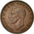 Moneta, Australia, George VI, 1/2 Penny, 1943, EF(40-45), Bronze, KM:41