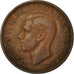 Moneta, Australia, George VI, Penny, 1941, VF(20-25), Bronze, KM:36