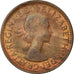 Coin, Australia, Elizabeth II, 1/2 Penny, 1960, VF(20-25), Bronze, KM:61