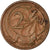 Coin, Australia, Elizabeth II, 2 Cents, 1970, EF(40-45), Bronze, KM:63