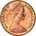 Moneta, Australia, Elizabeth II, Cent, 1981, EF(40-45), Bronze, KM:62