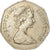 Monnaie, Grande-Bretagne, Elizabeth II, 50 New Pence, 1980, TTB, Copper-nickel