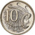 Coin, Australia, Elizabeth II, 10 Cents, 1989, EF(40-45), Copper-nickel, KM:81