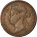 Coin, Straits Settlements, Victoria, Cent, 1877, EF(40-45), Copper, KM:9